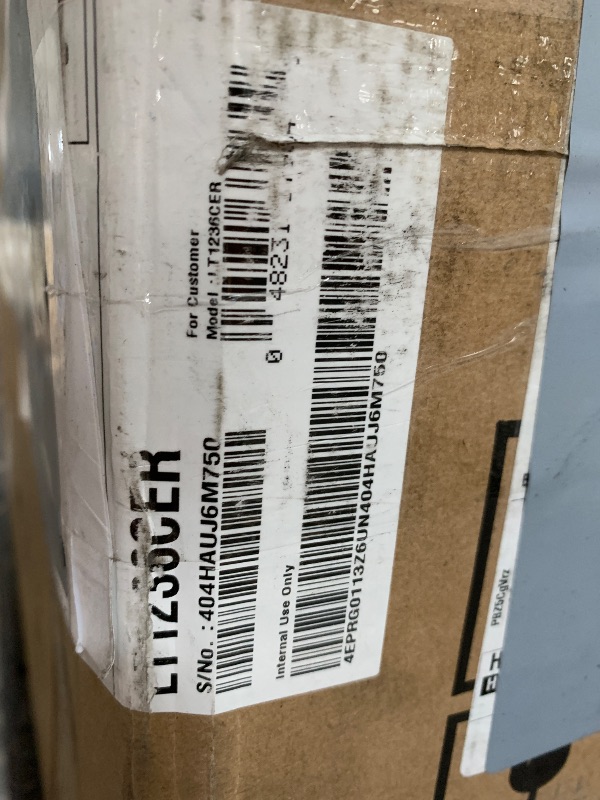 Photo 1 of ****OPENED FOR INSPECTION*** LG 11,800 BTU Through the Wall Air Conditioner, 230/208V, Cools up to 440 Sq. Ft. for Bedroom, Living Room, Apartment, with Remote, 3 Cool & Fan Speeds, Wall AC Unit, White