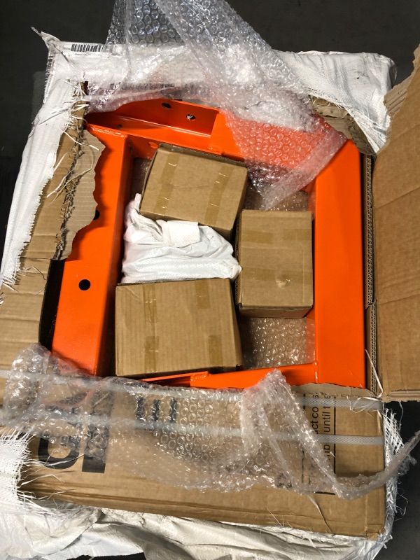 Photo 1 of **PARTIAL SET, BOX B ONLY** DEXSO 2 Ton Folding Hydraulic Engine Hoist with Lever, Folding Engine Shop Crane Hoist Lift, Heavy Cherry Picker with 6 Wheels for Garage, Workshop,Orange