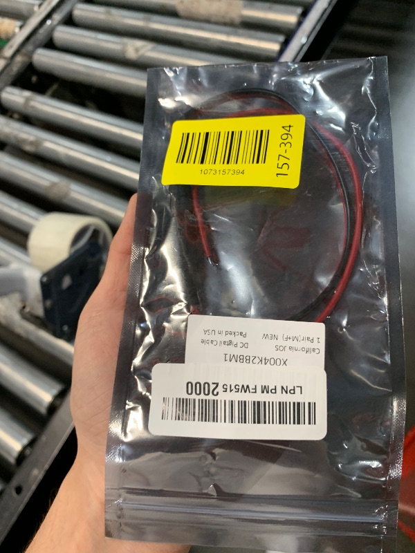 Photo 1 of (Real 18AWG) 1 Pairs 12V 5A DC Power Pigtail Barrel Plug Connector Cable, 2.1mm x 5.5mm Male Female DC Pigtail Connectors for CCTV Security Camera and 12V Power Supply Adapter (1 Male+1 Female)