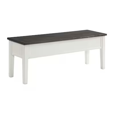 Photo 1 of ***FACTORY SEALED***
Picket House Furnishings Farmhouse Gray/White Storage Bench with Storage 50-in x 15-in x 16-in