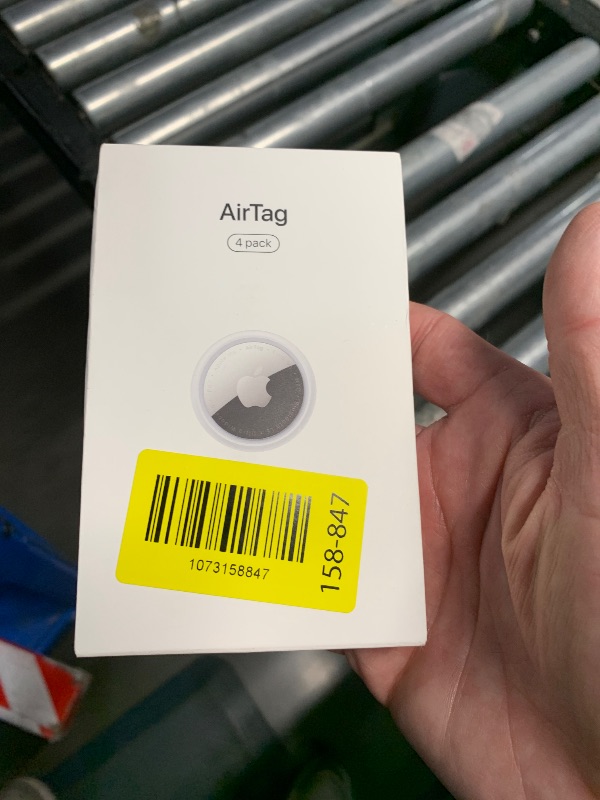 Photo 1 of ***FACTORY SEALED***Apple AirTag (1st Generation) - 4 Pack. Keep Track of and find Your Keys, Wallet, Luggage, Backpack, and More. Simple one-tap Set up with iPhone or iPad, Bluetooth
