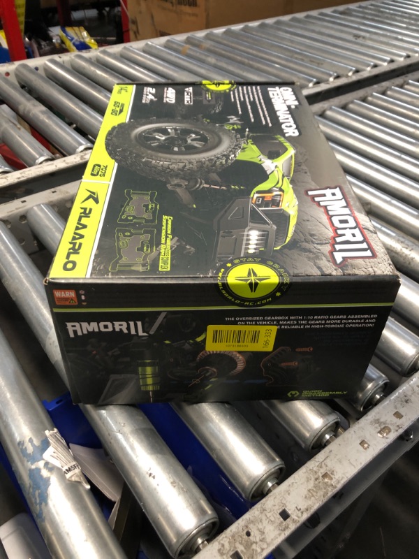 Photo 1 of ***DAMAGED - SEE NOTES/PICTURES***UNABLE TO TEST***RIAARIO 1/10 Brushless RC Cars, Monster Truck, 50+ MPH, 4WD, Waterproof, Carbon Fiber, Black, Ages 8+