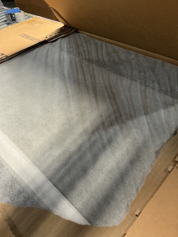 Photo 1 of ***BOX 1 OUT OF 2 * PARTIAL SET***
Merax Queen Upholstered Plush Velvet Mother and Baby Bed with Cushioned Ground,Bedside Table and Round Stool?Grey