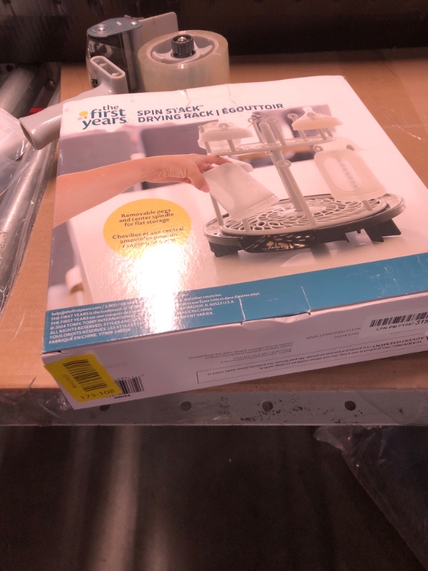 Photo 1 of ***MISSING PARTS***
The First Years Spin Stack Bottle Drying Rack - Black - 2-Tier Rotating Countertop Drying Rack for Up to 16 Bottles - Baby Essentials for Everyday Use