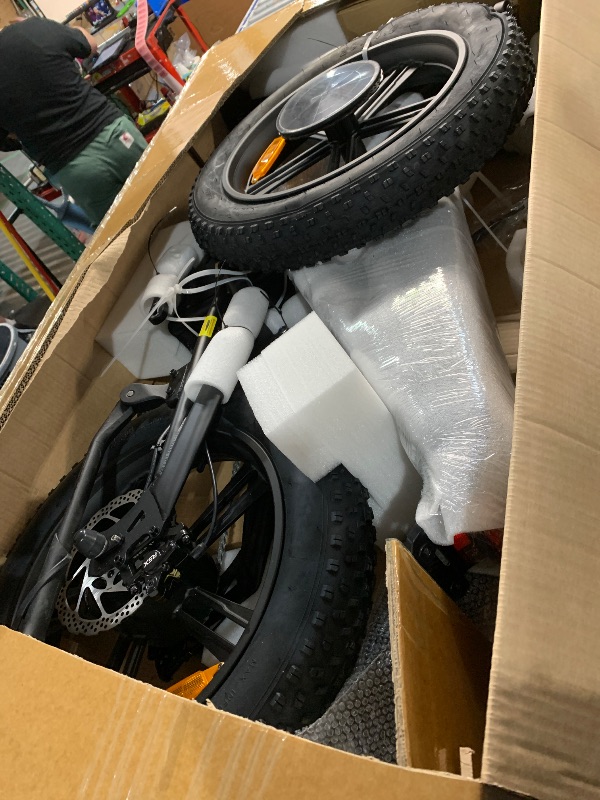 Photo 1 of ***FACTORY SEALED***OPENED FOR INSPECTION**Windone E2 Electric Bike for Adults, Full Suspension, 48V13Ah Removable Battery, Up to 28MPH & 46.6Miles (PAS), 1000W Peak Ebike with All-Terrain 4.0" Fat Tires, UL Certified, Moped E-Bike