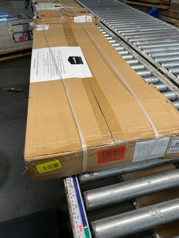 Photo 1 of ***FACTORY SEALED - **Amazon Basics 5-Tier Medium Duty Storage Shelving, Garage Storage Rack, Double Post Press Board Shelf, Adjustable, Easy Assembly, Space-Saving, Aluminum, 48" x 18" x 72"
