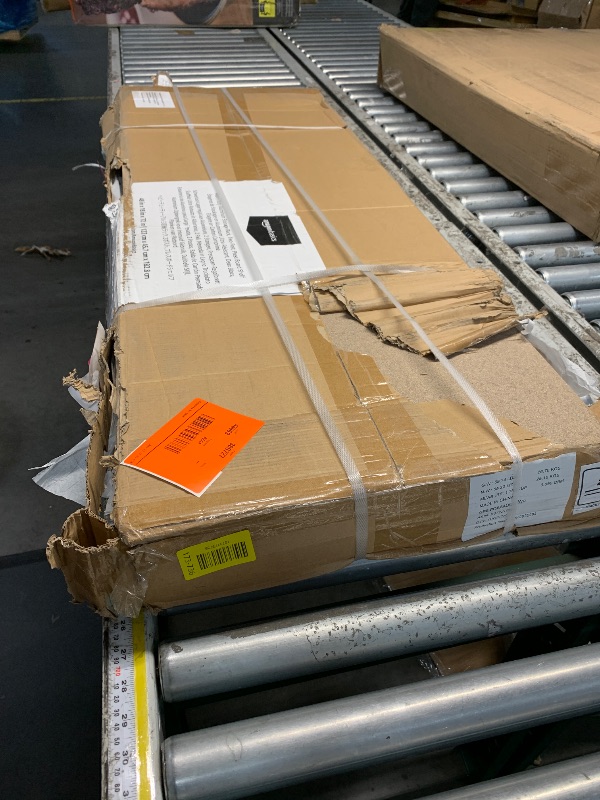Photo 1 of ***FACTORY SEALED - OPENED FOR INSPECTION***Amazon Basics 5-Tier Medium Duty Storage Shelving, Garage Storage Rack, Double Post Press Board Shelf, Adjustable, Easy Assembly, Space-Saving, Aluminum, 48" x 18" x 72"