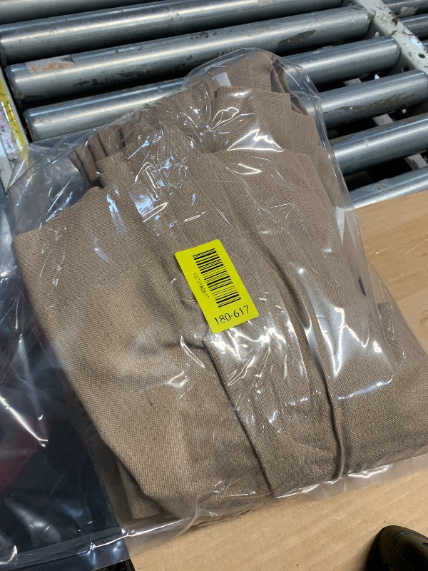 Photo 1 of *****STOCK PHOTO FOR REFERENCE**** Blackout Linen Curtains for Bedroom 84 inches Long, Thermal Insulated Room Darkening Black Out Drapes for Living Room, Back Tab Rod Pocket, 2 Panels Set, 40 Wide x 84 Length, Taupe