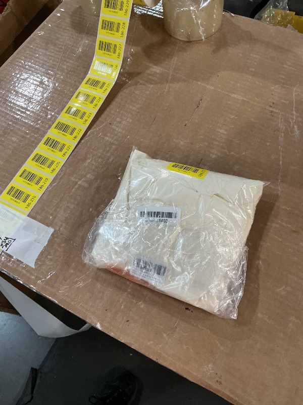 Photo 1 of ***MISSING PARTS***
Niuara Ivory Plastic Table Cloth - 4 Pack 54" × 108" Rectangle Disposable Tablecloths for 6FT Tables, Table Cover for Party, Holiday & Gathering Use