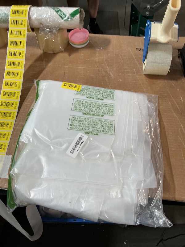 Photo 1 of [2-Pack 5-Mil] HOMEIDEAS Mattress Bag (Queen/King) for Moving and Storage Transparent Mattress Disposal Bag - Heavy Duty & Tear Resistant