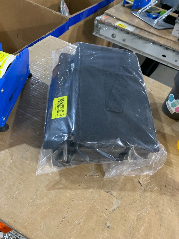 Photo 1 of ***STOCK IMAGE FOR REFERENCE***
 2 Pack Cooler Bag and Insulated Grocery Bags for Food Delivery, Collapsible Cooler. Reusable Shopping Bags for Groceries with Hard Bottom, Zippered Top, Foldable, Heavy-Duty (Gray, 2 Pack)