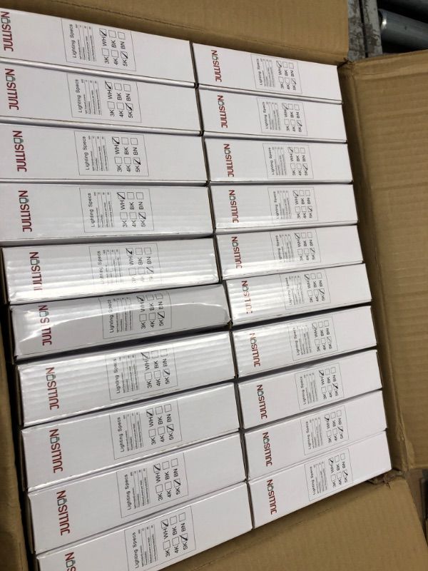 Photo 1 of ******* factory sealed ******** JULLISON 20 Packs 4 Inch LED Low Profile Recessed & Surface Mount Disk Light, Round, 10W, >600 Lumens, 5000k Daylight White, CRI80, DOB Design, Dimmable, ETL Listed, White