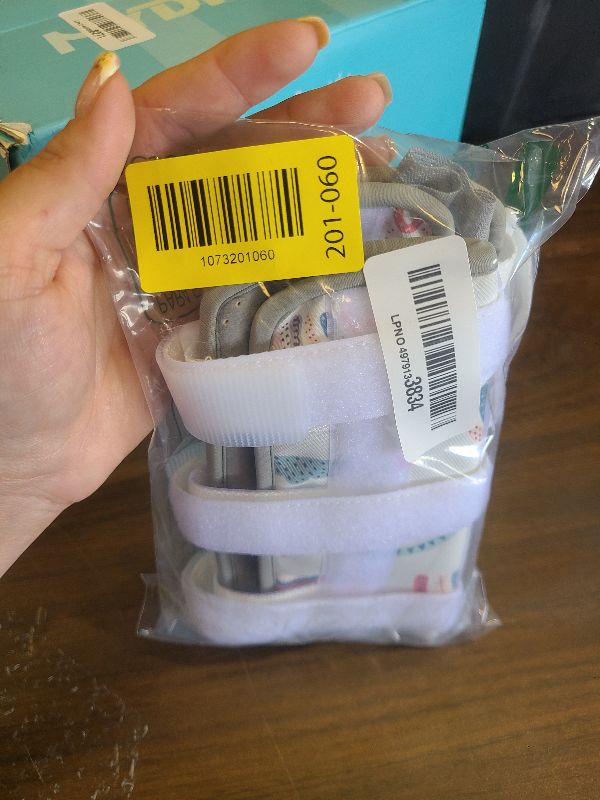 Photo 1 of 2 Pcs Prevents Face Grabbing Nail Biting Treatment for Kids, Thumb Sucking Deterrent Habits, Pulling Iv Tubes, Elbow Immobilizers and Kids Arm Restraint Wraps Prevents Hand to Face(Rainbow)