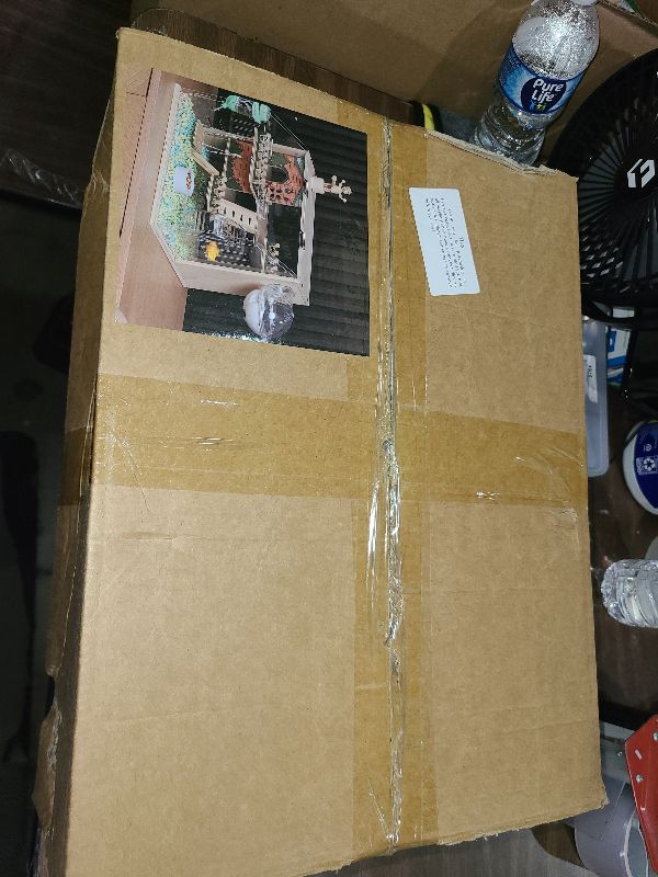 View 2 of 11 in 1 Wooden Hamster Cage with All Accessories, 15.8 Inch 3-Layer Dwarf Hamster Cage Acrylic,Small Animal Cages, Pastoral Style Mouse Cage for Pet Mice, Hedgehog, with Stairs, Fences and Swing