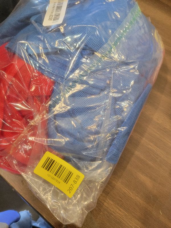 Photo 1 of PEASUG Pinnies, 12 Pcs Soccer Pinnies, Mesh Practice Jersey Scrimmage Vest Team Soccer Pennies for Sports Kids/Youth Lightweight
