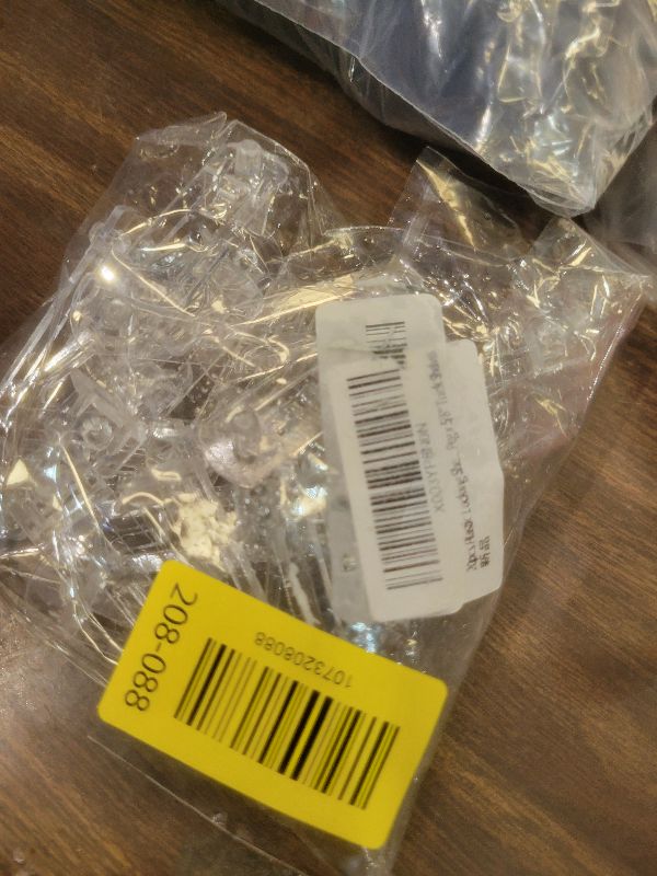 Photo 1 of 20pcs Plastic Locking Shelf Support Pegs,6mm Shelf Pins ,Self-Locking Bracket Clips,Clear Shelf Pegs for for Kitchen Cabinet Furniture Book Shelves, 6mm Peg x 5/8" Thick Shelves