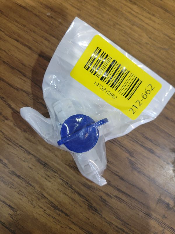 Photo 1 of 1/4 Inch Three-Way Valve Adapters, Quick-Connect Push-to-Connect Ball Valve, Plastic Pipe Fitting Replacement for Reverse Osmosis Filtration and Auto Off Systems, 2-Pack