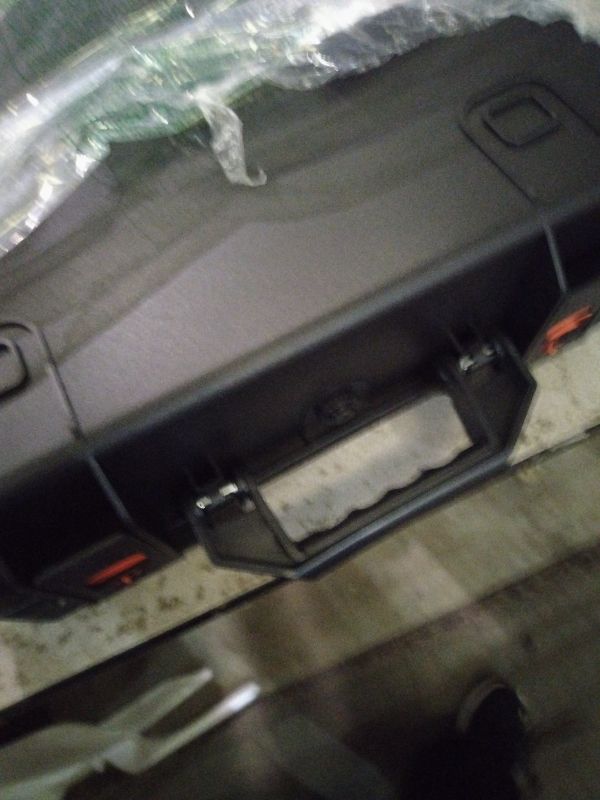 Photo 1 of 16 inch Hard Carrying Case,Shockproof Storage Box with Customizable Foam,Portable Protective Tool Box for Microphone,Recorder,Electronics,Tools,Cameras,Equipment and More, 16" x 12" x 4"
