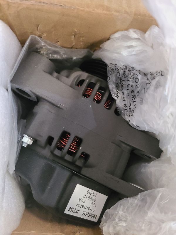 Photo 1 of 12V 55A Marine Alternator Compatible with Mercury 135HP 150HP 4-Stroke Outboard Engines, Replaces 8M0057693 8M0062515 8M0065239, 4-Groove Pulley 64mm OD