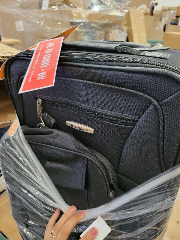 Photo 1 of 2-Pc. Pattern Softside Luggage Set