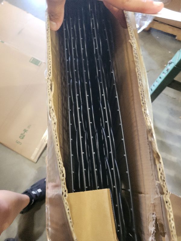 Photo 1 of 10 Panels No Dig Tall Decorative Garden Fence with Double Lock, 40 in(H) X 24 ft(L) Animal Barrier Fencing Outdoor for Yard,Rustproof Metal Garden Edging and Borders, Temporary Ground Stakes