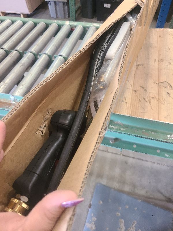 Photo 1 of 24FT Telescoping Pressure Washer Extension Wand, ???? ???????? High Power Washer Wand Extension Pole with Support Belt & 3 Wand, 7 Spray Nozzle Tips, 4000PSI, Gutter Cleaning Tools