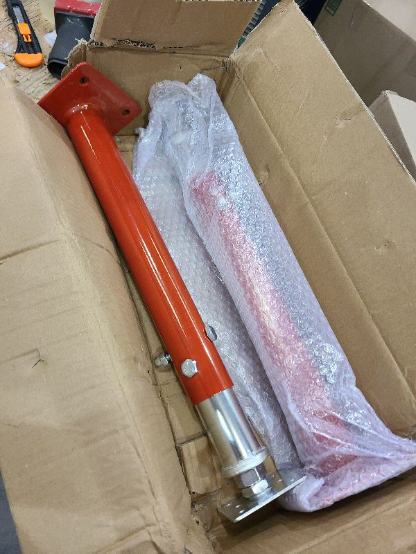 Photo 1 of 2 PCS Adjustable House Jacks Post for Leveling, 19"- 36"(1'7"-3') Floor Joist Support Jack for Basement and Crawl Space, 4400 lbs Max Load Capacity(Each), Galvanized Steel, Red