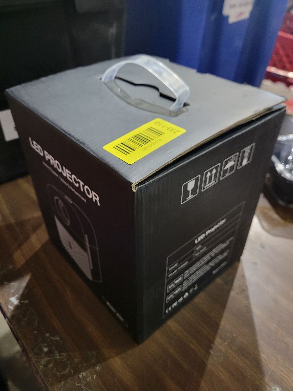 Photo 1 of [Electric Focus] GROVIEW Mini Projector Bluetooth, Fully Sealed Portable Projector, 75% Zoom & Low Noise, Movie Projector for Phone/Laptop/Stick/HDMI/USB-Gray