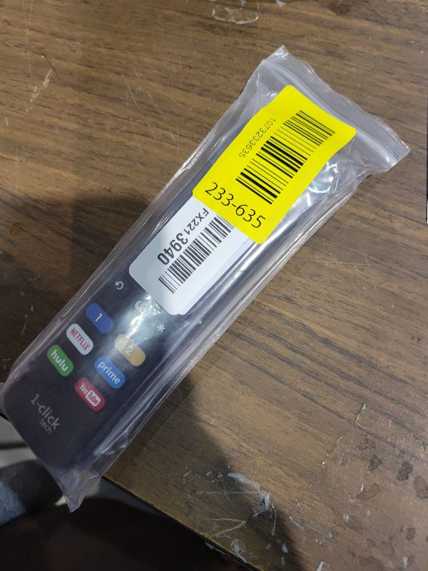 Photo 1 of 1-clicktech for Roku Remote 2-in-1 for Roku-TV and Roku Box, Compatible for TCL Hisense ONN Sanyo Sharp Hitachi Element Insignia LG Magnavox Roku TV, w/ 12 Opt. Channels [NOT for Stick]