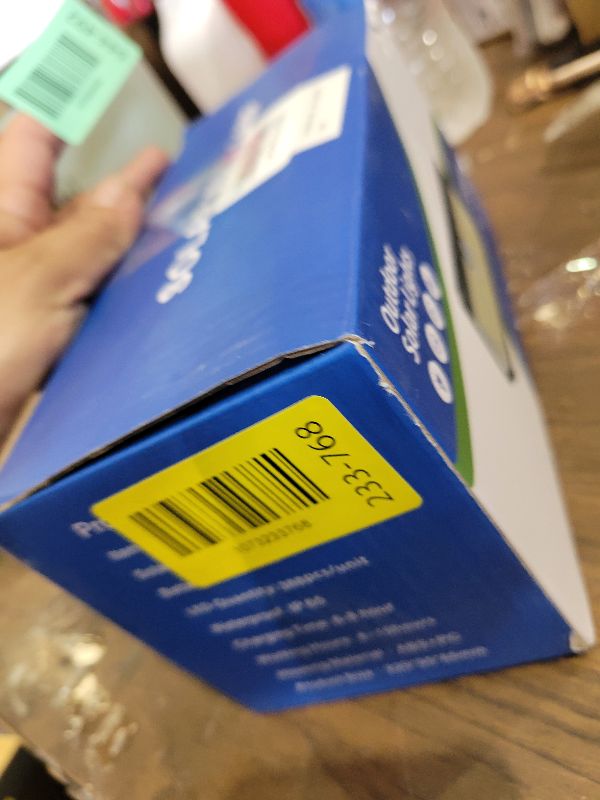 Photo 1 of 2-Pack Motion Sensor Solar Lights Outdoor, 388 LEDs 4000LM Solar Outdoor Lights Waterproof with 270° Wide Angle , Warm White Solar Powered Security Wall Light for Garden, Fence, Door, Garage, Yard