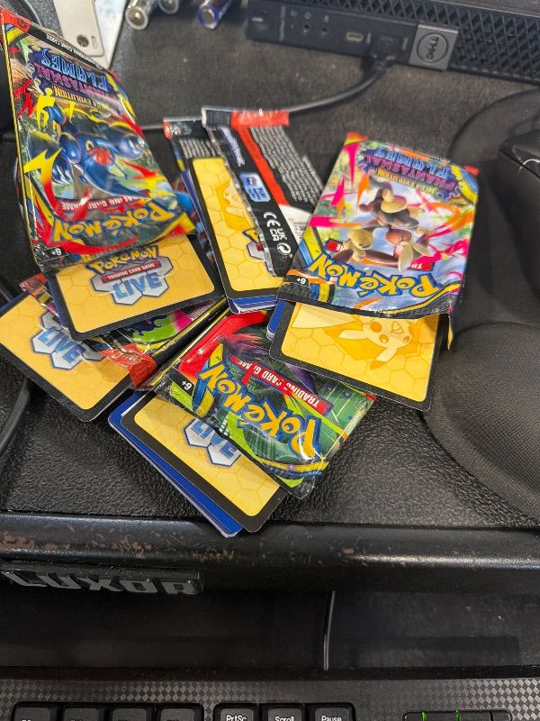 Photo 1 of **OPENED/MISSING PARTS**
Pokémon TCG: Mega Evolution—Phantasmal Flames Booster Bundle (6 Booster Packs)