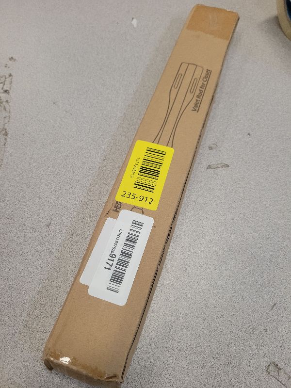 Photo 1 of 12" Valet Rod For Closet Pull Out Slide Out Adjustable Heavy Duty Valet Rod For Closet, Laundry Room, Bedroom, Bathroom(White)
