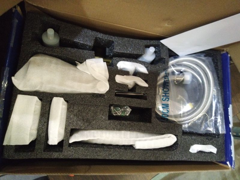 Photo 1 of 2 Handles Tub Shower Faucet Set with 10 Spray Handheld Shower Brushed Nickel Shower System with Tub Spout Single Handle 4.7 Inch Shower Handheld Shower Fixtures Tub and Shower Trim Kit