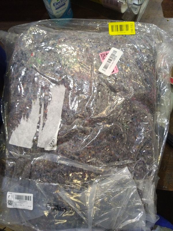 Photo 1 of 12 Pieces Moving Blankets Bulk 39 x 71 Inch Soft High Tensile Strength Cotton Fiber Packing Shipping Pads for One Time Moving High Tensile Strength Storage Blankets