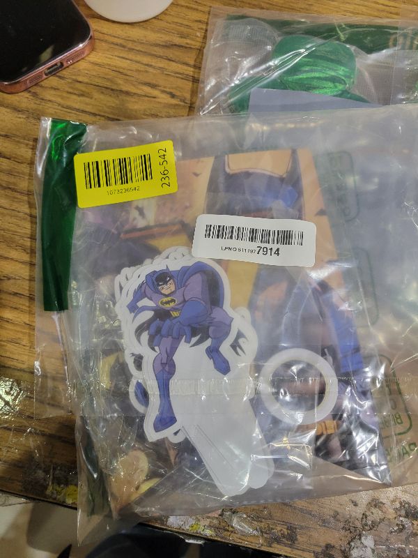 Photo 1 of ?????? Party Decorations,Birthday Supplies For ?????? Includes Banner Cake Topper 12 Cupcake Toppers 18 Balloons for Bat Hero Party Decorations