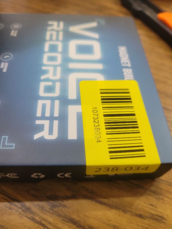Photo 1 of 128GB Magnetic Voice Activated Recorder - Digital Voice Recorder with DSP 5.0 Triple AI-Intelligent Noise Cancellation, 9800Hrs Dictaphone with Playback for Lecture Meeting, Recording Device, MP3