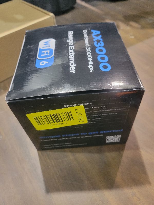 Photo 1 of 2026 AX3000 WiFi 6 Extender Signal Booster, Multi-Link Connectivity Internet Extender WiFi Booster for Home, Dual Band Long Range WiFi Repeater, Up to 19000 Sq. Ft.