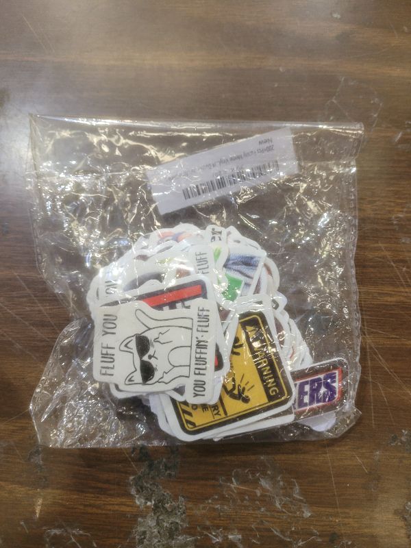 Photo 1 of 200+Pcs Funny Meme Vinyl Stickers Pack, Bulk Waterproof Decals for Laptop, Phone, Water Bottle, Car, Computer, Bumper, Skateboard, DIY Decoration Accessories