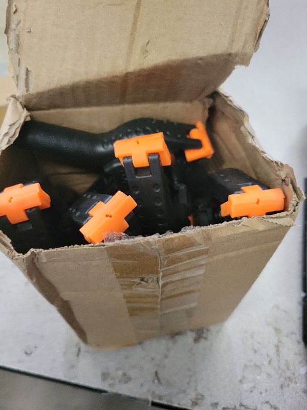 Photo 1 of 10 PCS Spring Clamps, LongYeah 4.5 Inch Plastic Spring Clips Heavy duty Backdrop Clips for Balloon Arch Photography Woodworking Crafts Tarp Clips Black