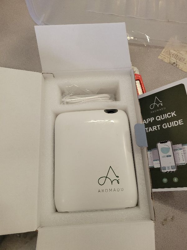 Photo 1 of 2025 Upgraded 3500 Sq.Ft Smart Scent Diffuser - HVAC System, Whole House Aroma & Hotel Collection Diffuser, Waterless Essential Oil Diffuser for Home Large Room, Cold Air Tech, 600mL (Pure White)