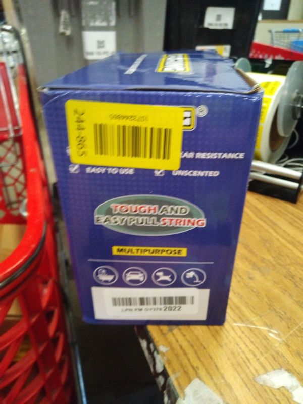 Photo 1 of 240 Count 4 Gallon Small Trash Bags Drawstring 1.1 Mil - White Garbage Bags Unscented for Bathroom, 15 Liter Thick Plastic Wastebasket Liners for Toilet Home Office and Bedroom