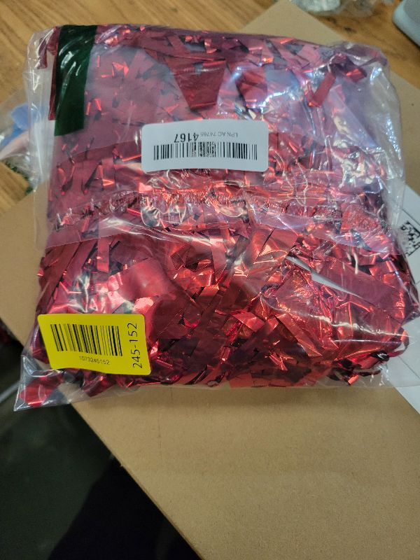 Photo 1 of 2 Pack Foil Curtain Backdrop Red Metallic Tinsel Foil Fringe Curtains Photo Booth Props for Birthday Wedding Engagement Baby Shower Bachelorette Christmas Holiday Celebration Party Decorations