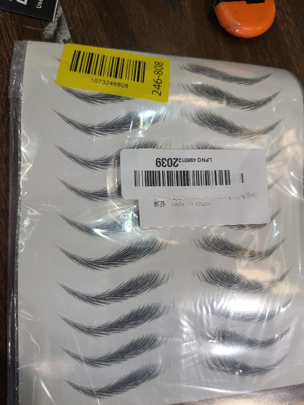 Photo 1 of 22 Pairs 4D Eyebrows Tattoo, Hair-Like Authentic Eyebrows, Eyebrows Tattoo Peel Off, Long Lasting Natural False Eyebrows Makeup Sticker for Eyebrow Grooming Shaping (Black)