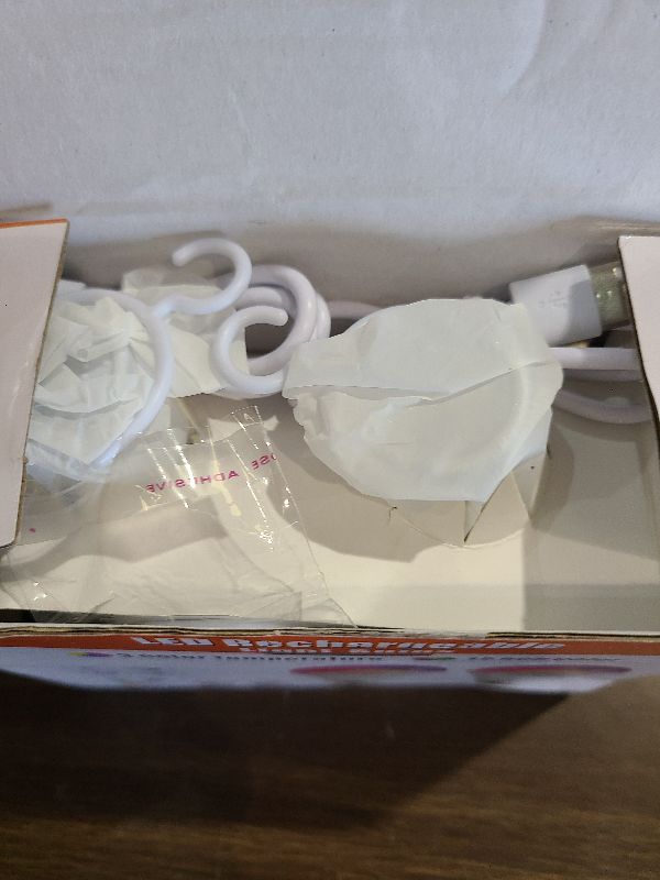 Photo 1 of 2 Pack 5200mAh Rechargeable Light Bulbs with Remote E26 Battery Operated Light Bulb for Lamps and Sconces,Dimmable Wireless Emergency Light Bulbs with Hook,3 Color Temperatures & 12 RGB Color Changing