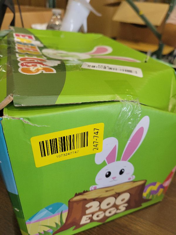 Photo 1 of 200 Pack Easter Eggs Bulk Include 6 Surprise Golden Eggs, 2.4 Inch Colorful Fillable Plastic Easter Egg Empty for Easter Hunt Party Favors, Easter Basket Stuffers Fillers, Classroom Prize Supplies