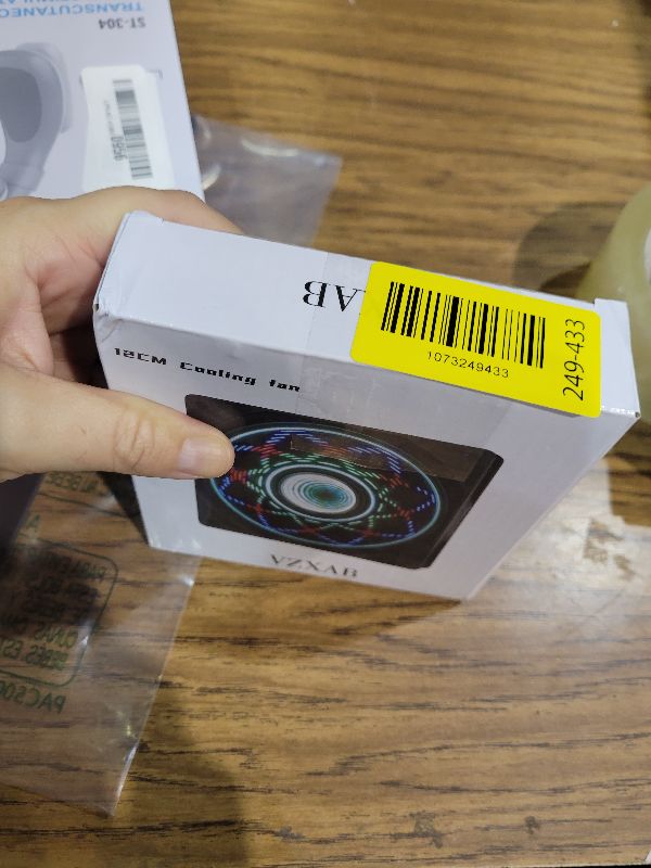 Photo 1 of 120mm RGB Case PC Fans Cooler Fan with Max 1600 RPM Low Noise Cooling Fan Blade LED Lighting Glows Dynamic Multi-Graph Cycle 1 Pack