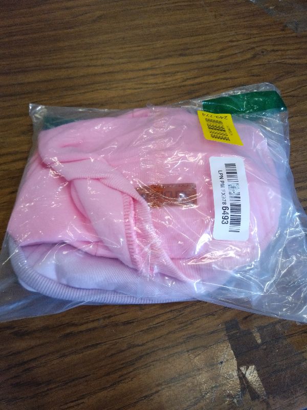 Photo 1 of 2 Pack Dog Hoodie Warm Hood Dog Sweater Cold Weather Small Dogs Sweatshirt Comfort Pet Clothes for Small Medium Dogs with Pockets (Pink+Purple, M (Back: 11.4",Chest: 16.9", 5.8-8.8 lbs))