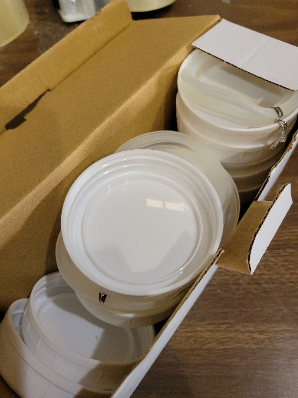 Photo 1 of 18 Pack REGULAR MOUTH Mason Jar Lids for Compatible with Ball, Kerr Regualr Mouth Jars - Plastic Storage Caps for Mason Jars, Canning Jars - Leakproof, Dishwasher Safe & Food Grade - White