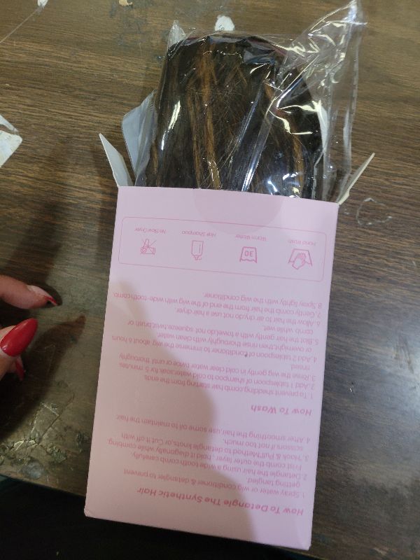 Photo 1 of 14 Inch Ponytail Extension - Soft Wavy Pony Tails Hair Extensions, Claw Clip Ponytail Extension, Synthetic Hair Extensions Ponytail, Clip in Ponytail (Color: Brown with Blonde Highlights)