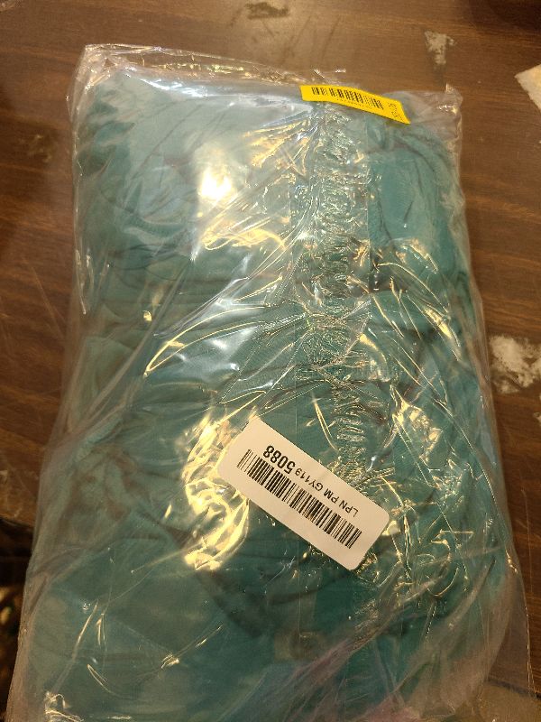 Photo 1 of 10 ft x 10 ft Wrinkle Free Turquoise Backdrop Curtain for Parties, Thick Polyester Teal Photo Backdrop Drapes,2 Panels 5ft x 10ft for Baby Shower Wedding Engagement Birthday Mermaid Party